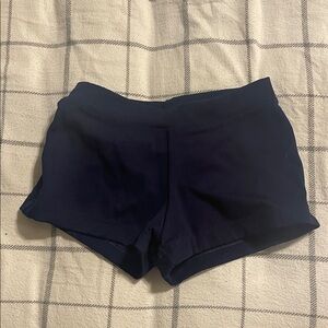 NWOT Capezio Dark Blue Athletic booty Shorts